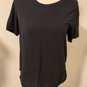 Lulu Lemon Black Running Tee
